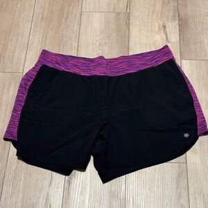 Tek Gear Women's Athletic Shorts in Black and Pink